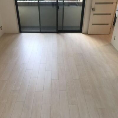 床暖房に上張りフローリングin新宿区