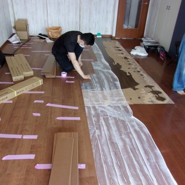 和室とリビングの一体化